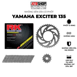 Nhông Sên Dĩa RK Yamaha Exciter 135 - Sên có phốt O-ring chuyên tải nặng